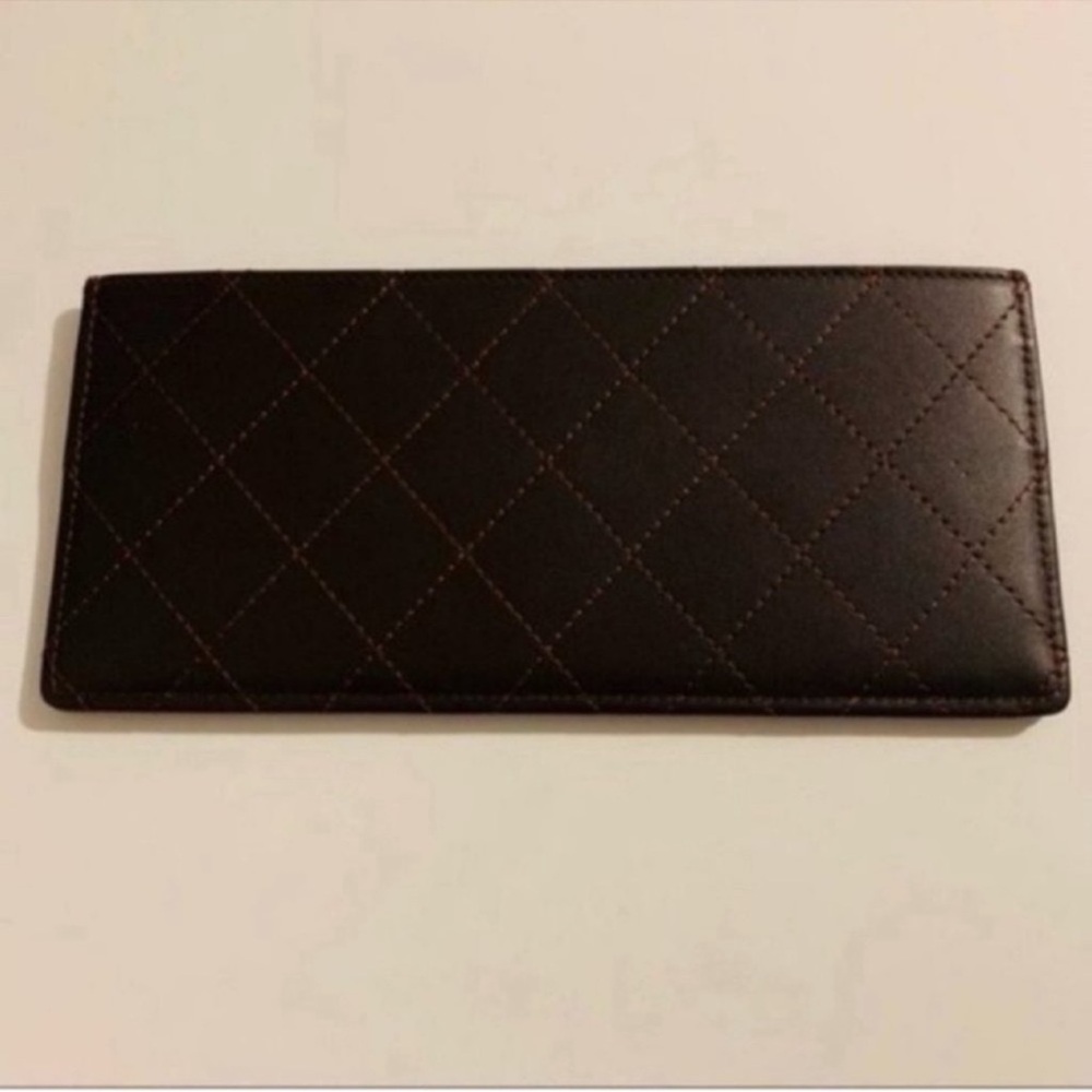 CHANEL | Insert | Calfskin Stitched Removable Insert | Burgundy - Picture 6 of 14